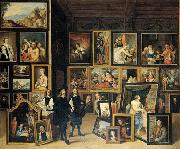    David Teniers La Vista del Archidque Leopoldo Guillermo a su gabinete de pinturas. oil painting picture wholesale
